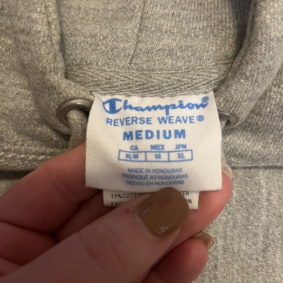 Women's champion slim fit vintage REVERSE WEAVE HOODIE sz Medium - Picture 10 of 13